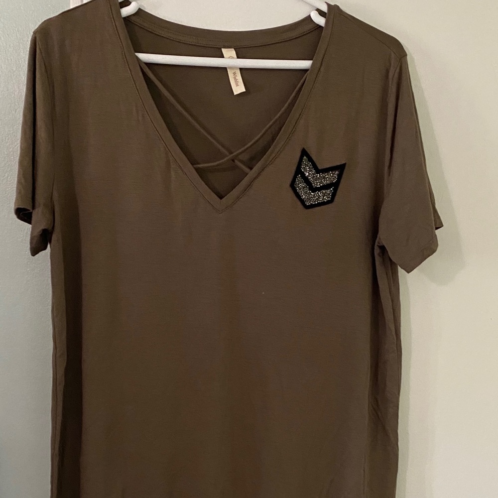 Women’s military style top, medium